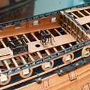 2009-10-03 - USNA Museum - 108 - British 3rd Rate 70-Gun Ship of 1710 (wheel) - _DSC7503-X2