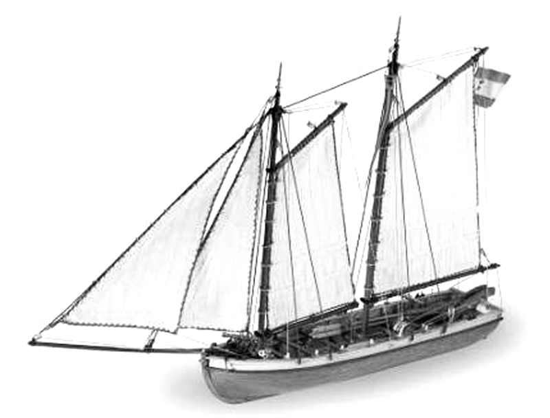 szal1.jpg (131.02 KiB) Przejrzano 10960 razy Dwa maszty z ożaglowaniem gaflowym, bukszpryt i dwa sztaksle.